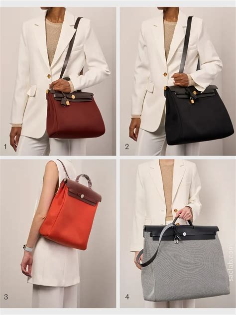 hermes herbag large size|hermes herbag price 2022.